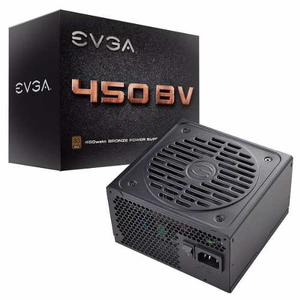 Fuente Poder Real 450w Evga 450bv Certificada 80 Plus Bronce