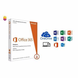 Office 365 Pro Plus Licencia X 5 Pc No Vence 1tb La Nube