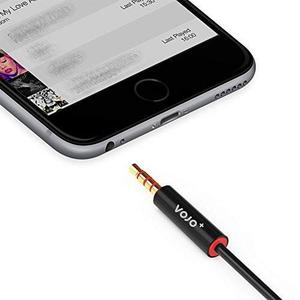 Vojo (2 Pack) 3.5mm Auxiliary Audio Cable 6ft !