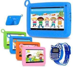 Tablet Niños + Reloj + Funda 1gb Ram 4 Núcleos Android