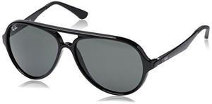 Ray-ban Injected Hombre Sunglass - Negro Marco Verde Lent...