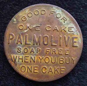 Token Medalla Usa Palmolive Soap Free Chicago C ´s