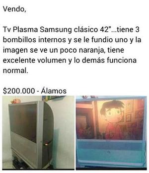 Tv Plasma Clasico 42