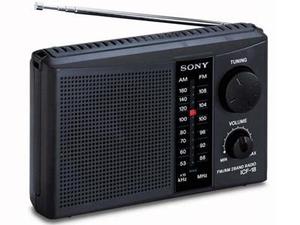 Sony Icf-18 Personal Portátil De 2 Bandas De Radio Am /