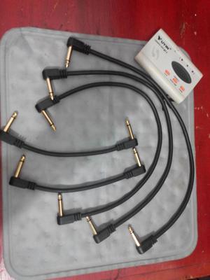 Afinador de Guitarra Y Set de Cables
