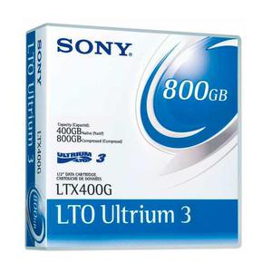 Cartucho De Datos Sony Lto-3 Ultrium 800 Gb Regrabable