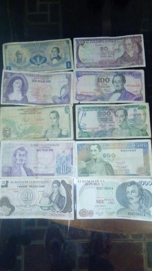 Coleccion de Billetes Antiguos