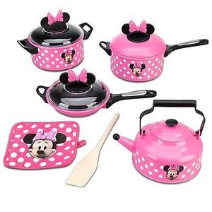 Disney Store Minnie Mouse Set De Juegos De Cocina Ollas N S