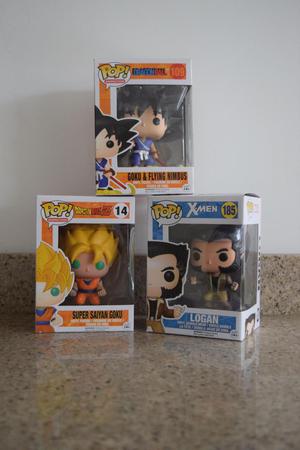 Funkos POP¡ Originales. Coleccionables. Logan, Dragon ball