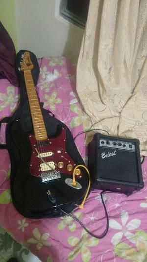 Guitarra Electrica Y Amprificador de 10w