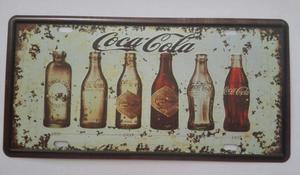 Placa Coleccionable Coca Cola Metalica