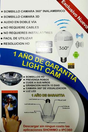 Camara Tipo Bombillo Led