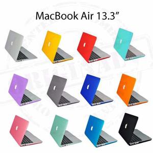 Carcasa Macbook Air 13 Mate Logo Apple Colores
