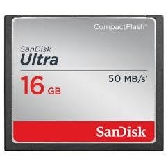 Compact Flash 16 Gb Sandisk 50 Mb/s 333x