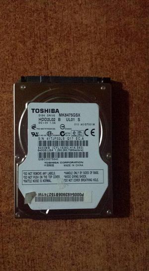 Disco duro para portatil toshiba 640GB MKGSX