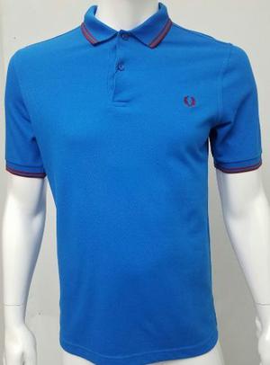 Fred Perry Camiseta Tipo Polo Ref  (azul, M)