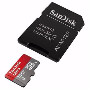 Memoria Micro Sd Sandisk De 16gb Clase 10 (envío Gratis)