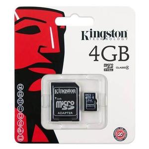 Memoria Micro Usb Kingston De 4gb Clase 4 (envío Gratis)