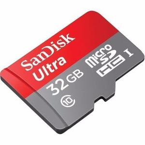 Memoria Microsd+adaptador Sandisk 32gb Ultra Class 10