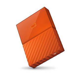 Wd 4tb Orange My Passport  Portable External Hard Drive - U