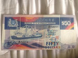 Billetes de Singapur