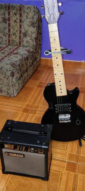 Guitarra Eléctrica Mc Art Niño Amplificador como nueva