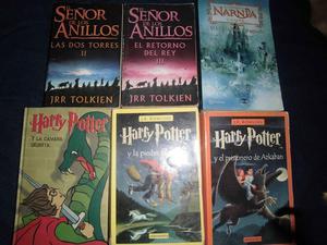 Libros de HARRY POTTER, CRONICAS DE NARNIA y SEÑOR DE LOS