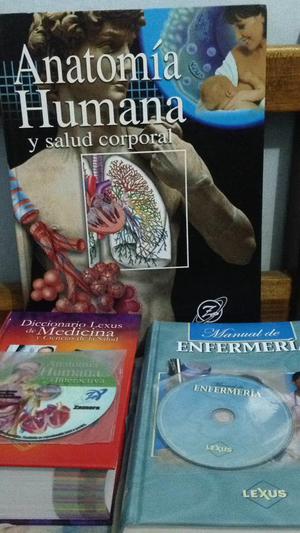 Libros educativos en el area de la salud, anatomia