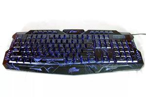 Teclado J&r Led Ultímate Gamer Retroiluminado Anti-derrame