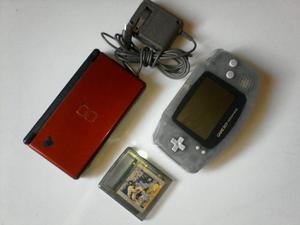 Nintendo Ds Lite + Game Boy Advanced