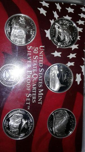 5 Monedas de Plata Usa