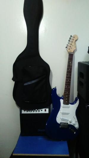 Guitarra Electrica con Amplificador