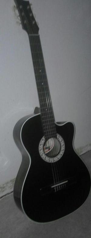 Guitarra acústica Color negro