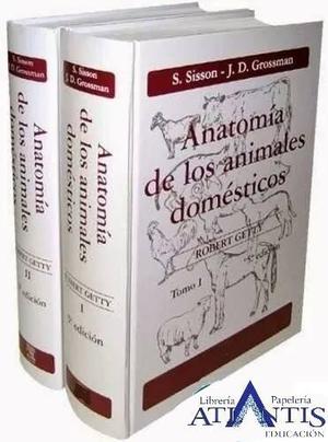Libro Anatomía de los animales domésticos Tomo 1 y 2