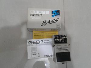 Pedal ecualizador para bajo Boss Geb 7