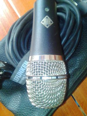 microfono telefunquen como nuevo solo usado en estudio