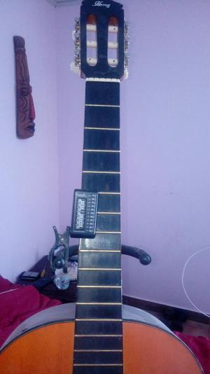 Se Vende Guitarra Acustica Y Elementos