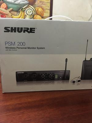 Shure Psm 200 Sistema de Monitoreo