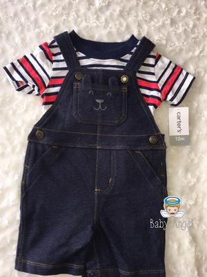 Duo Overall+Camisa Carters Talla 12M