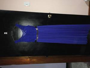 Vestido de Coctel Azul Rey