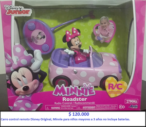 Carro control remoto Disney Original Minnie.