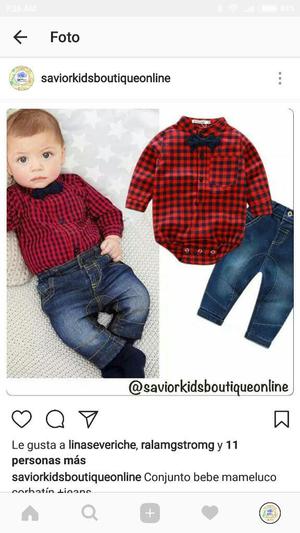 Conjunto de Niño 3 Meses Y 12 Meses