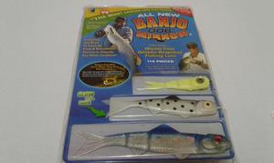 Kit de pesca Banjo Minnow con manual CD de uso y señuelos