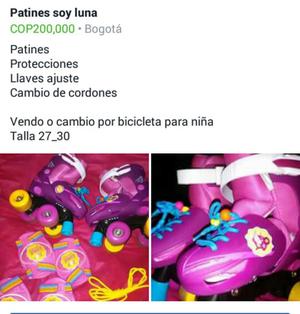 Patines Soy Luna con Protecciones