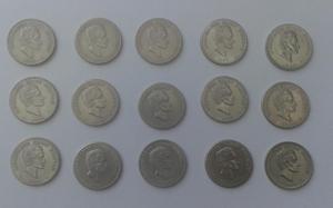 15 Monedas de 50 centavos Colombia, , ,