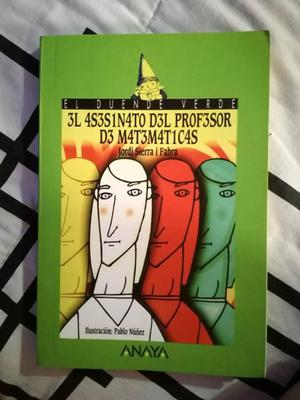 Libro El Asesinato Del Profesor De Matemáticas