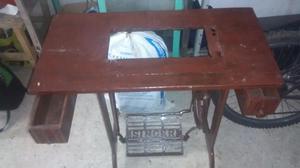 MUEBLE ANTIGUO MAQUINA DE COSER SINGER