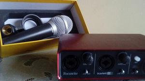 Microfono Atr30 Y Interfase Focusrite