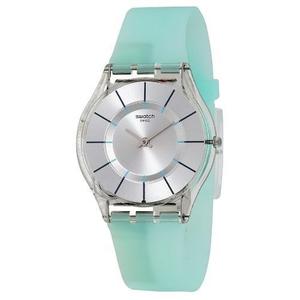 Reloj Swatch Sfk397 Silicone Azul Mujer