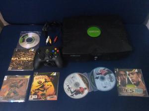 Consola De Xbox Clasico Y Video Juegos